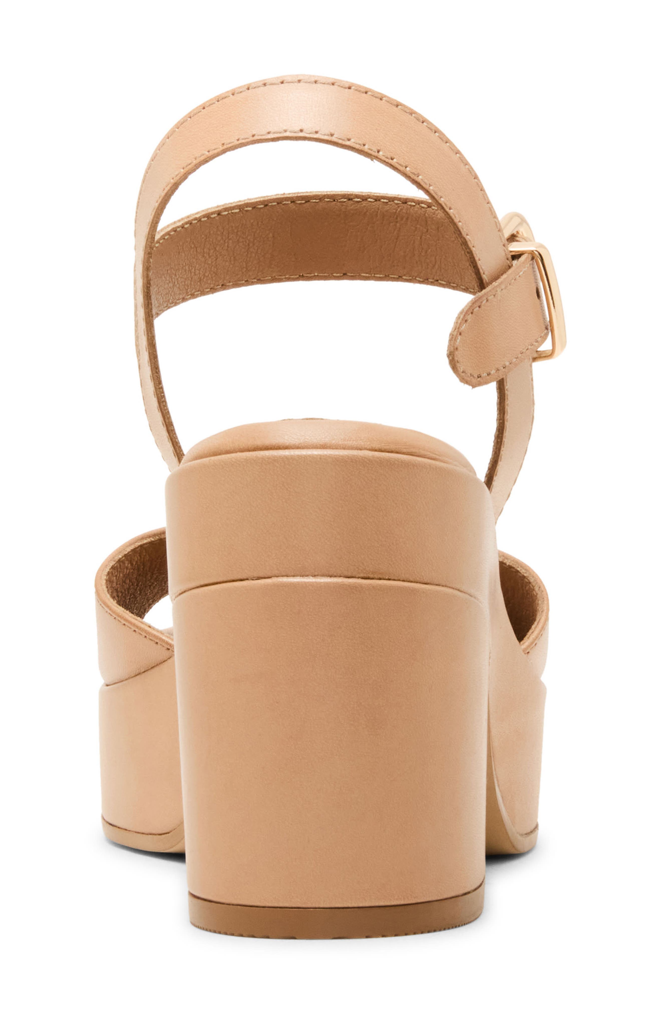 Mika Ankle Strap Pump, Alternate, color, ALMOND LEATHER