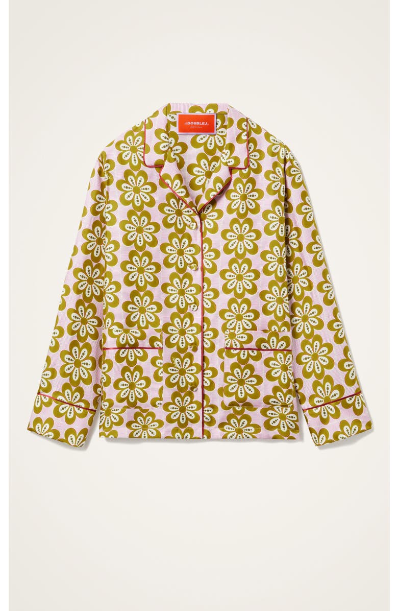 La DoubleJ Pajama Shirt Caper Pink, Alternate, color, 