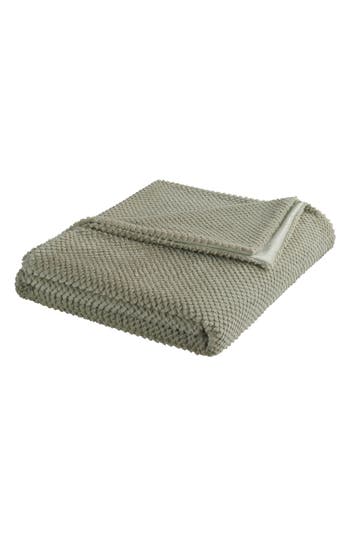 Vellux Plush Texture Throw Blanket In Brown