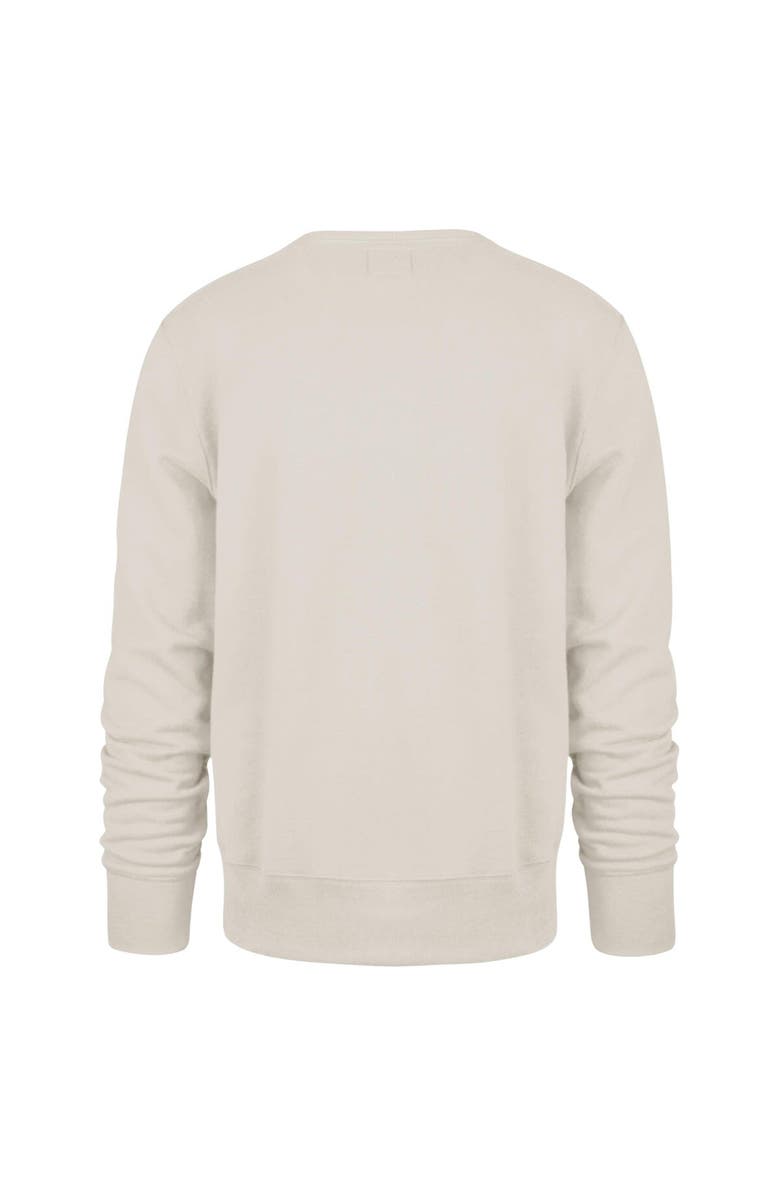 '47 Men's '47 Cream Kansas City Chiefs Locked In Headline Pullover Crewneck, Alternate, color, Cream