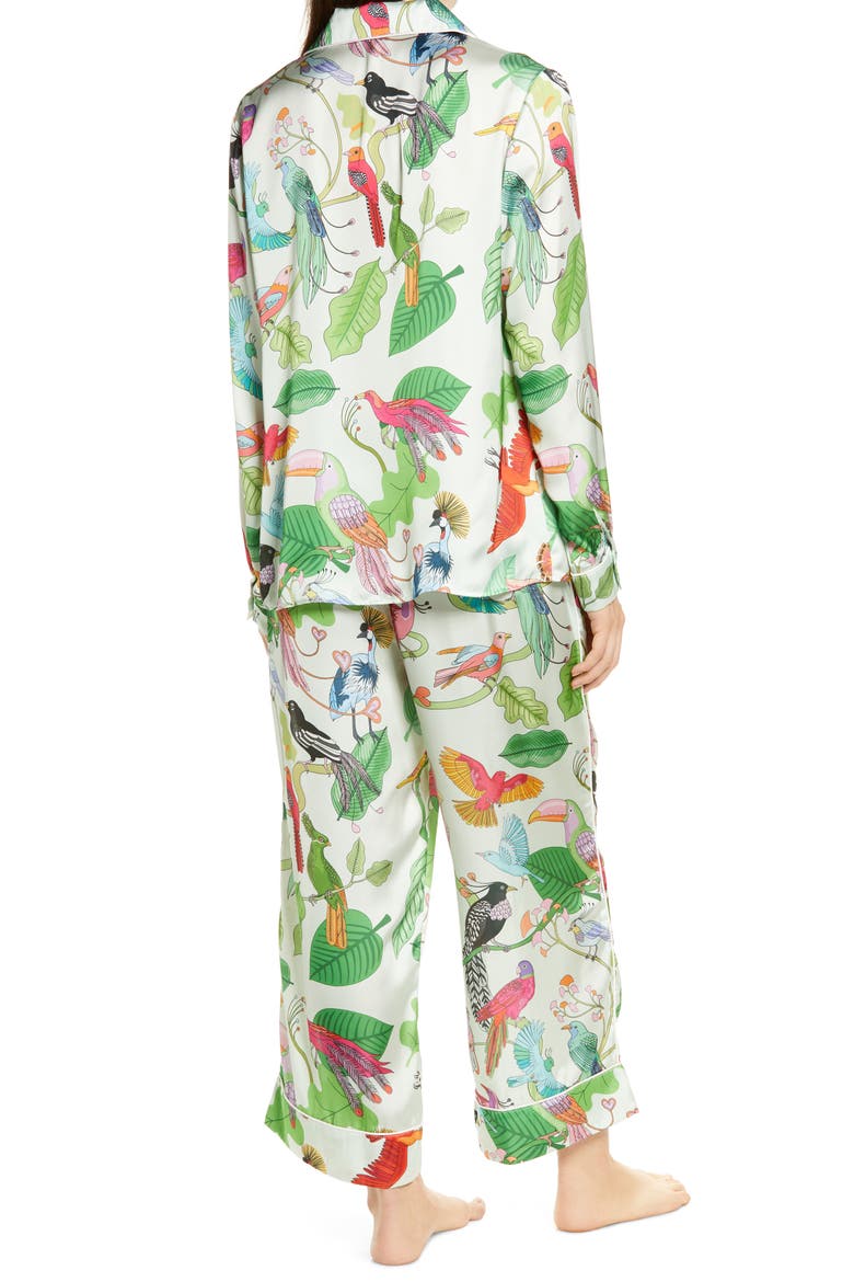Birds of a Feather Pajamas, Alternate, color, SPEARMINT