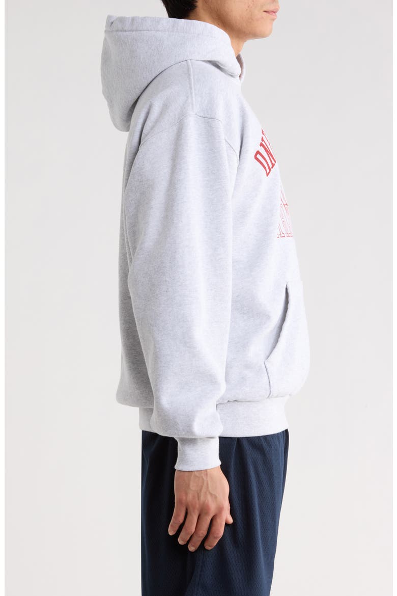 Mustang Athletics Pullover Hoodie, Alternate, color, HEATHER GREY