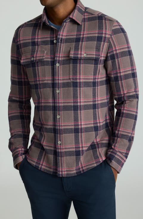 Flemming Sweater Flannel Shirt Jacket