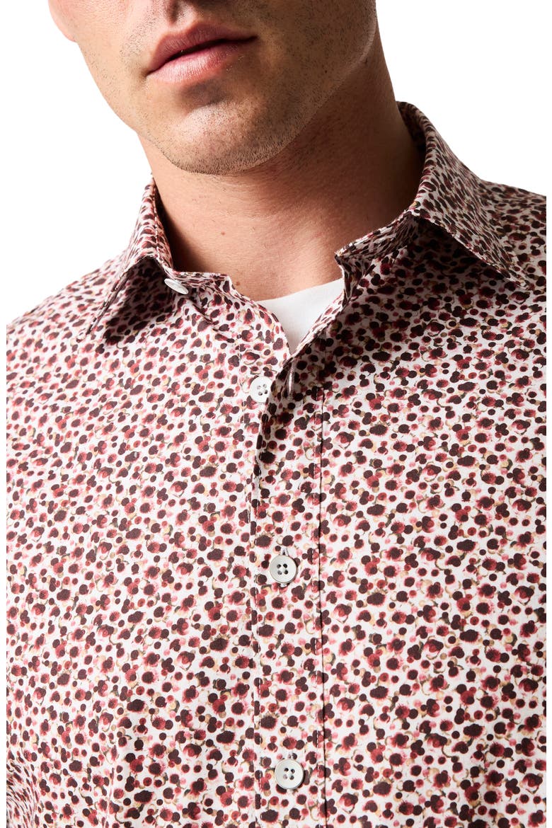 Greenstreet Sports Fit Cotton Button-Up Shirt, Alternate, color, GARNET