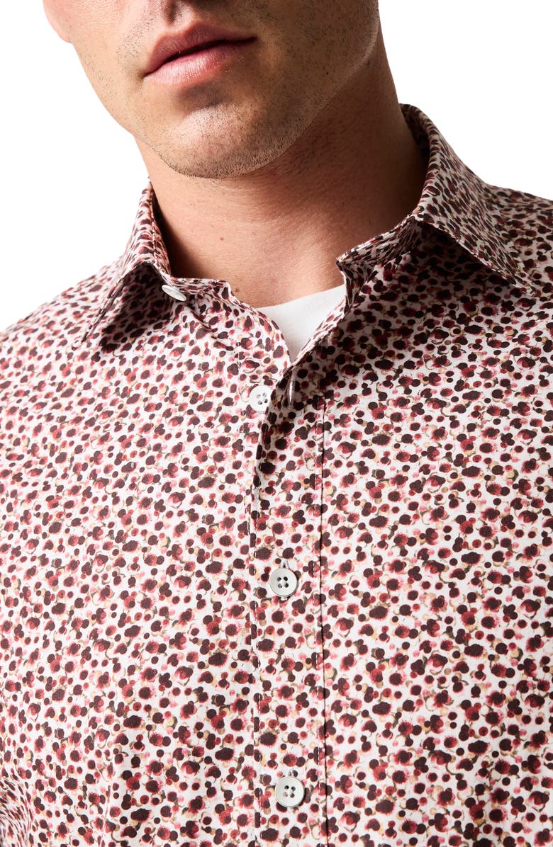 Rodd & Gunn Greenstreet Sports Fit Cotton Button-Up Shirt, Alternate, color, Garnet