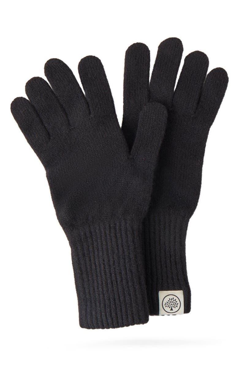 Mulberry Lambswool & Cashmere Knit Gloves, Main, color, 