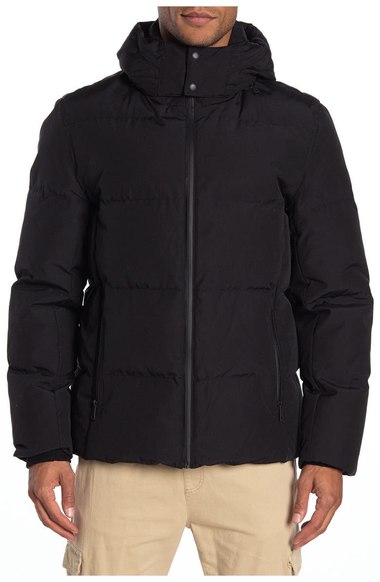Cole Haan Signature Hooded Down Puffer Jacket, Alternate, color, 