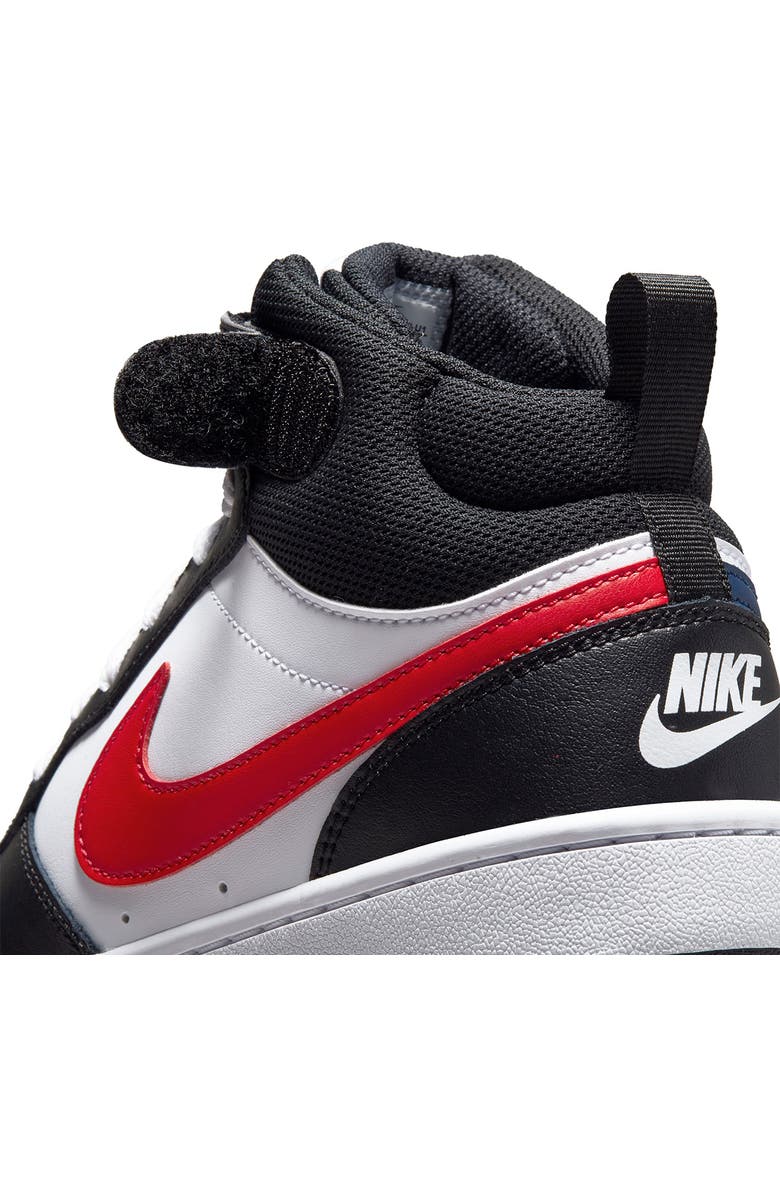 Nike Court Borough High Top Leather Sneaker, Alternate, color,
