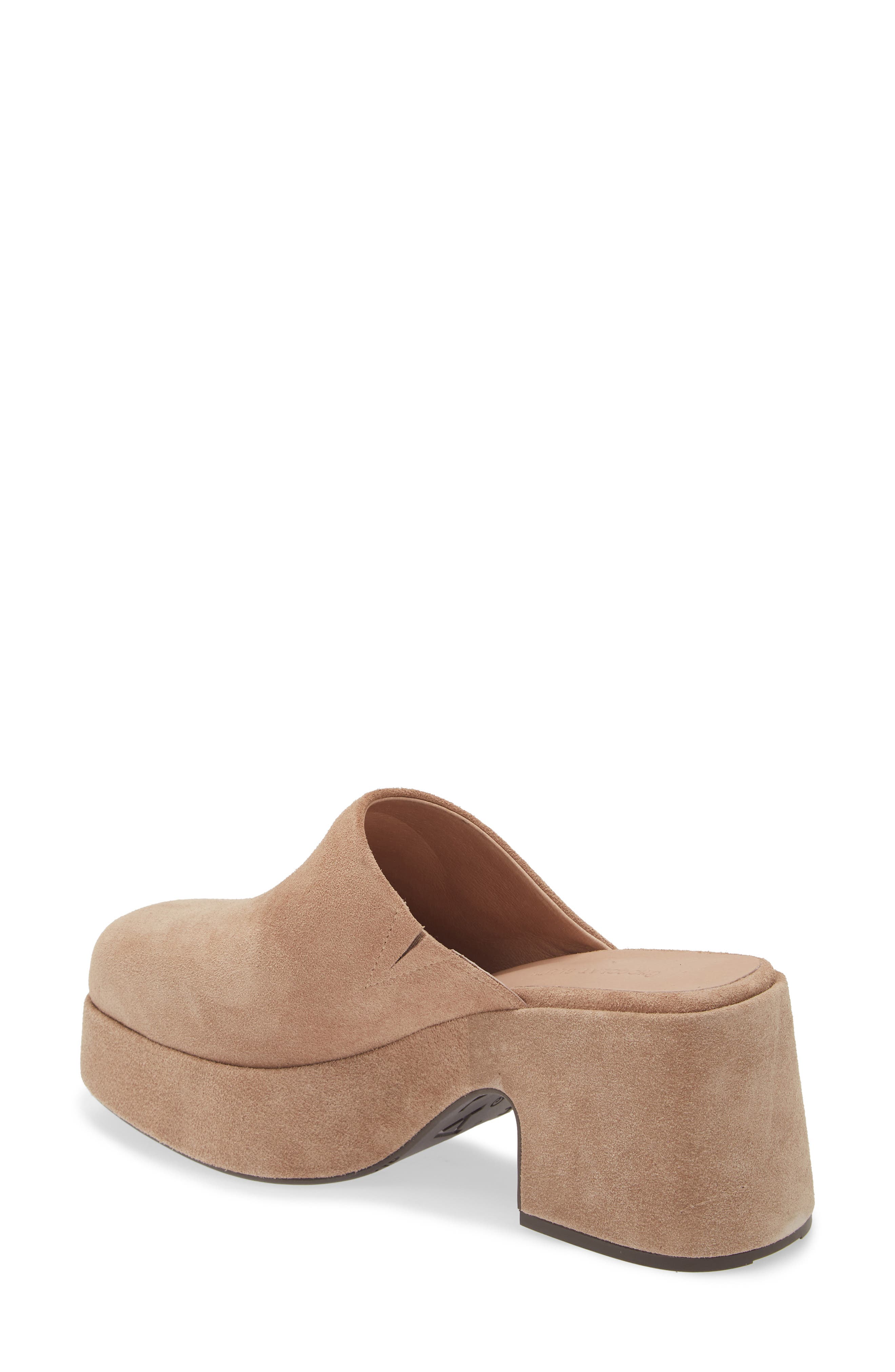 Chocolat Blu Hedia Platform Mule, Alternate, color, Latte Suede