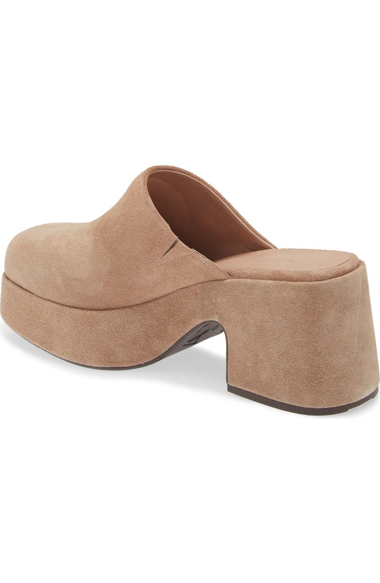Chocolat Blu Hedia Platform Mule, Alternate, color, Latte Suede