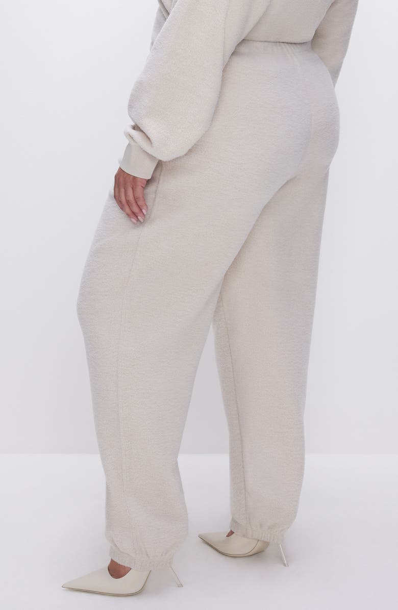 Good American Fleece Sweatpants, Alternate, color, 