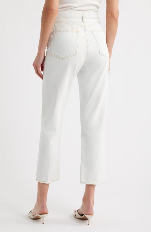 FRAME FRAME THE VERTICAL HIGH WAIST ANKLE RELAXED STRAIGHT LEG JEANS