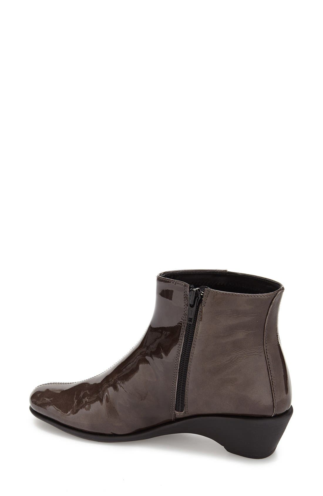 'Labyrinth' Bootie, Alternate, color, PHANTOM PATENT LEATHER