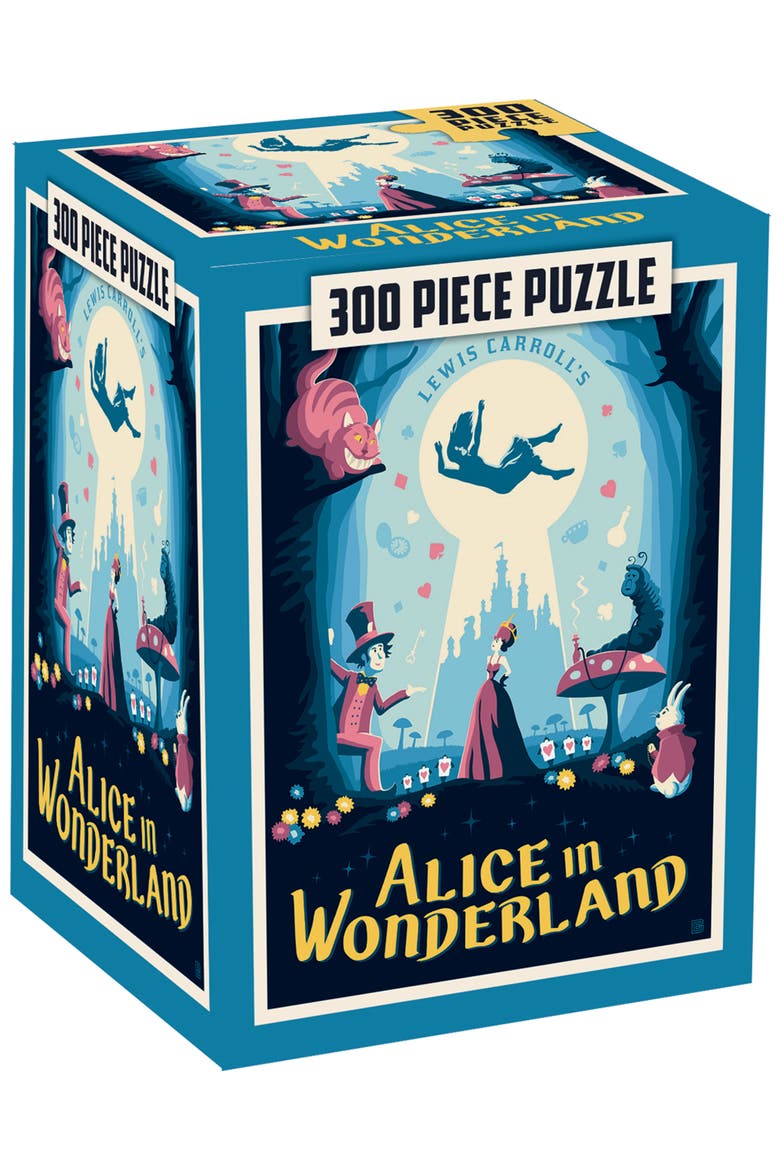 Alice in Wonderland 300 Piece Puzzle, Main, color, Multicolor