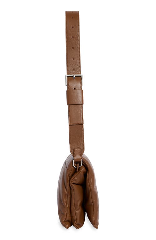 Allsaints Vittoria Quilted Leather Shoulder Bag In Brown
