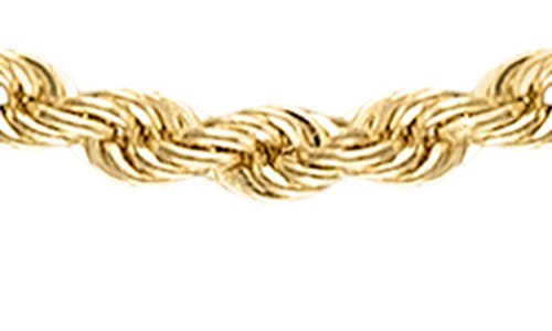 Fuzion Creations 14k Gold Rope Chain Necklace In Yellow