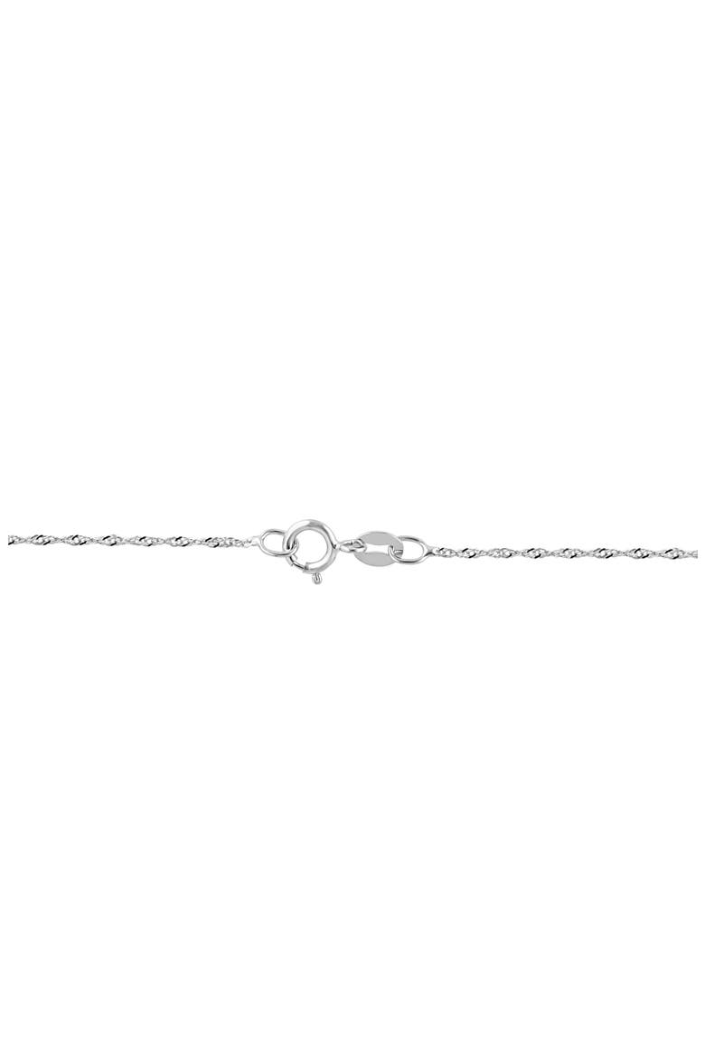 Diamond & Freshwater Pearl Sun Pendant Necklace, Alternate, color, SILVER/ WHITE