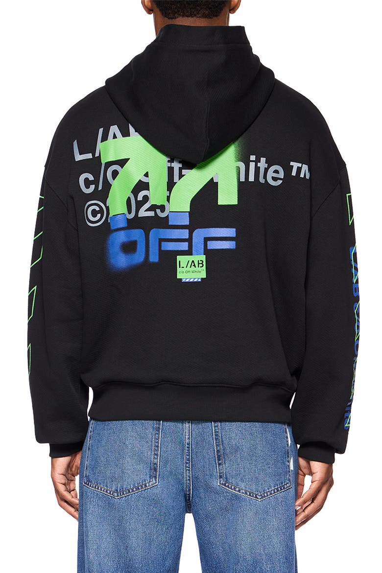 Off Active Hoodie, Alternate, color, BLACK
