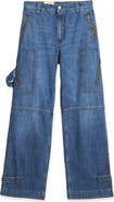 Fortela Juniaj Cargo Custom Wash Denim Trousers