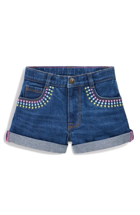 Kids' Embroidered Denim Shorts (Toddler, Little Kid & Big Kid)