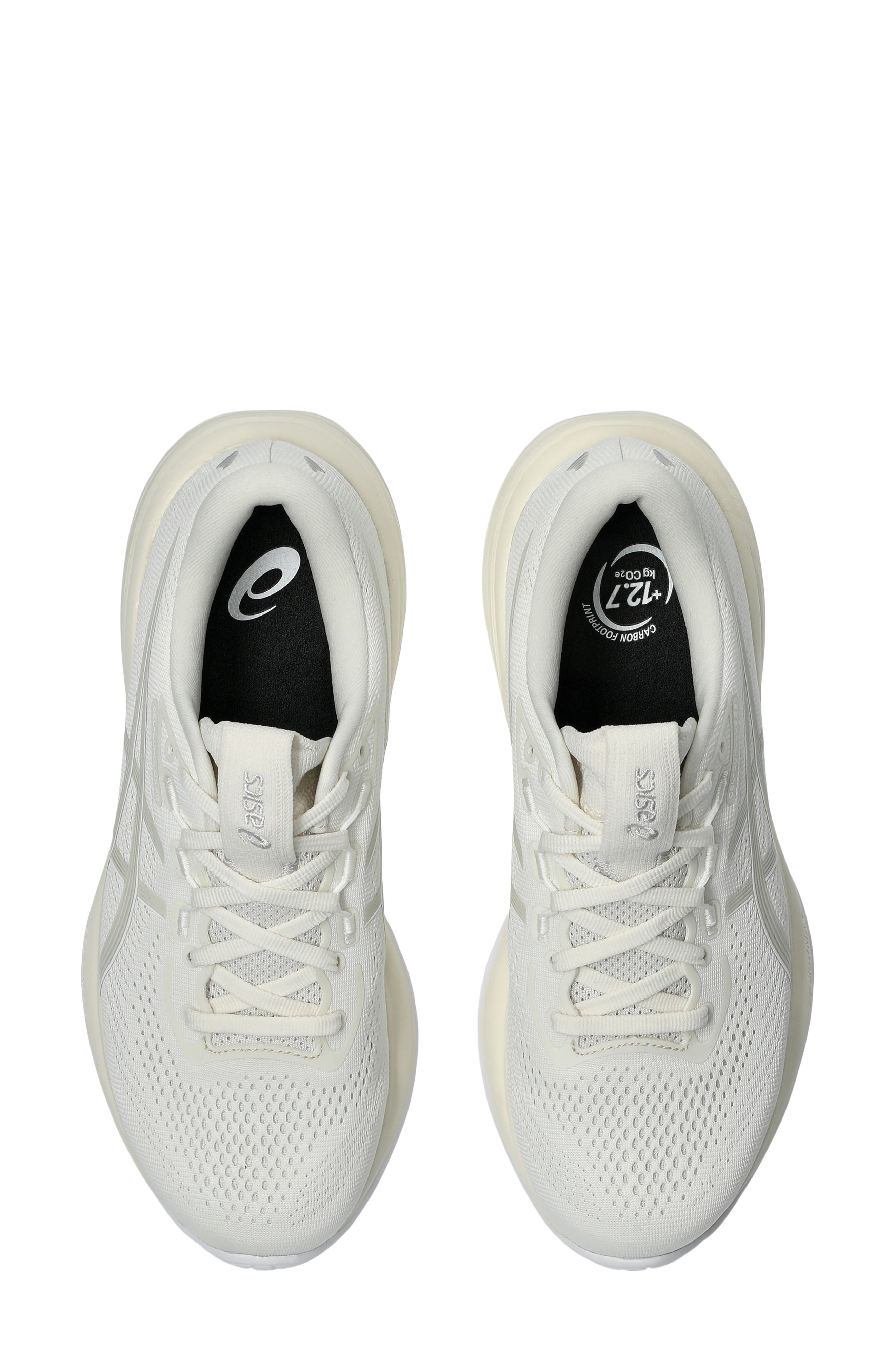 GEL-CUMULUS® 28 Running Shoe, Alternate, color, CREAM/ GLACIER GREY