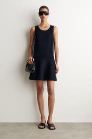 COS Flared Knitted Mini Dress