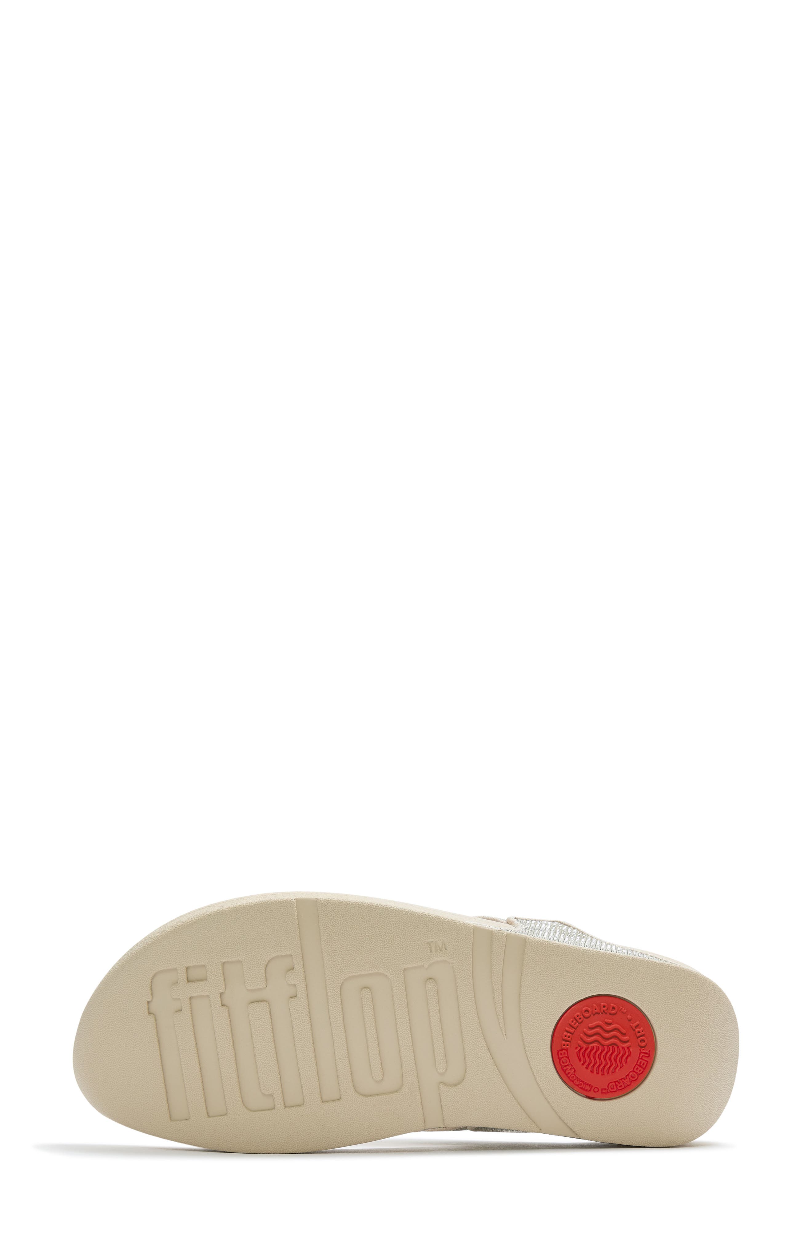 Lulu Shimmerglitz Toe Post Sandal, Alternate, color, PLATINO