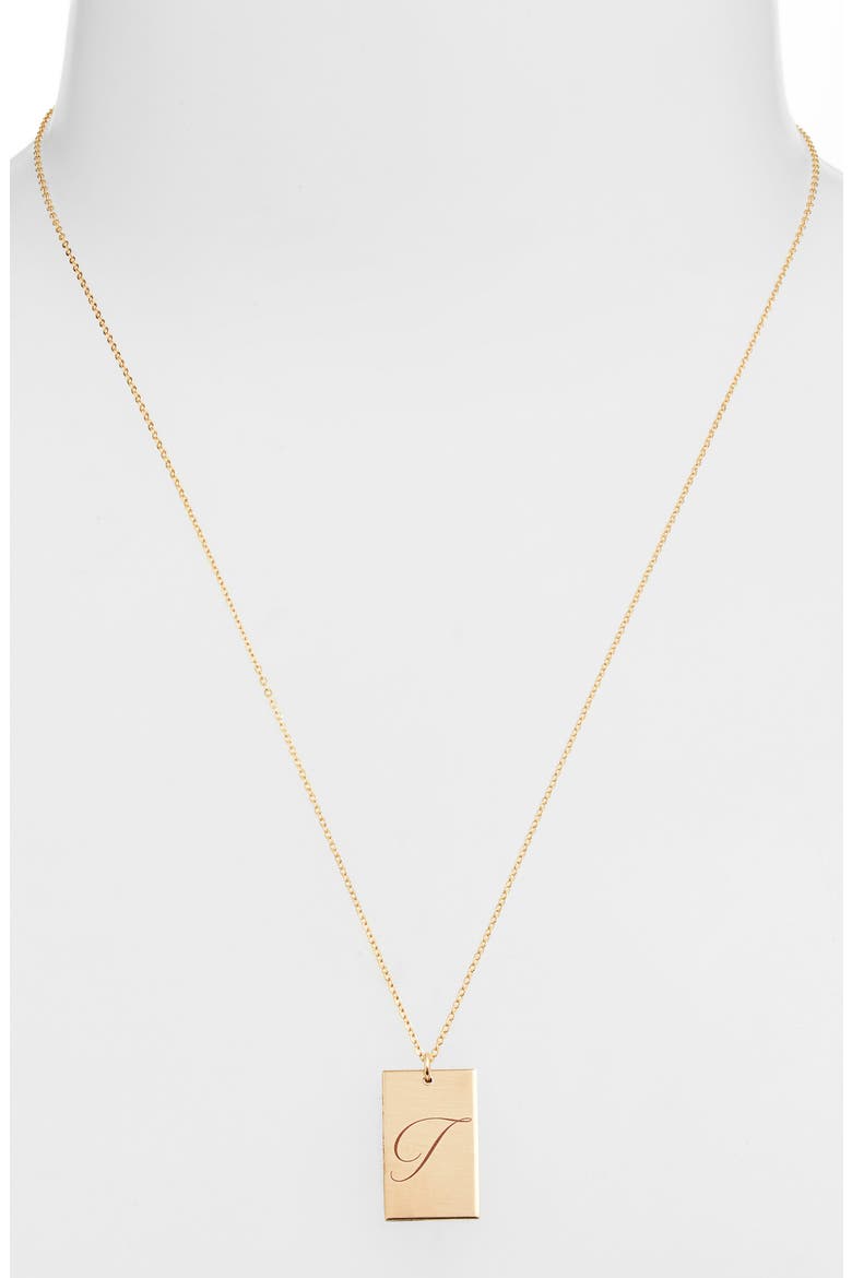 Stella Initial Pendant Necklace, Alternate, color, GOLD / T