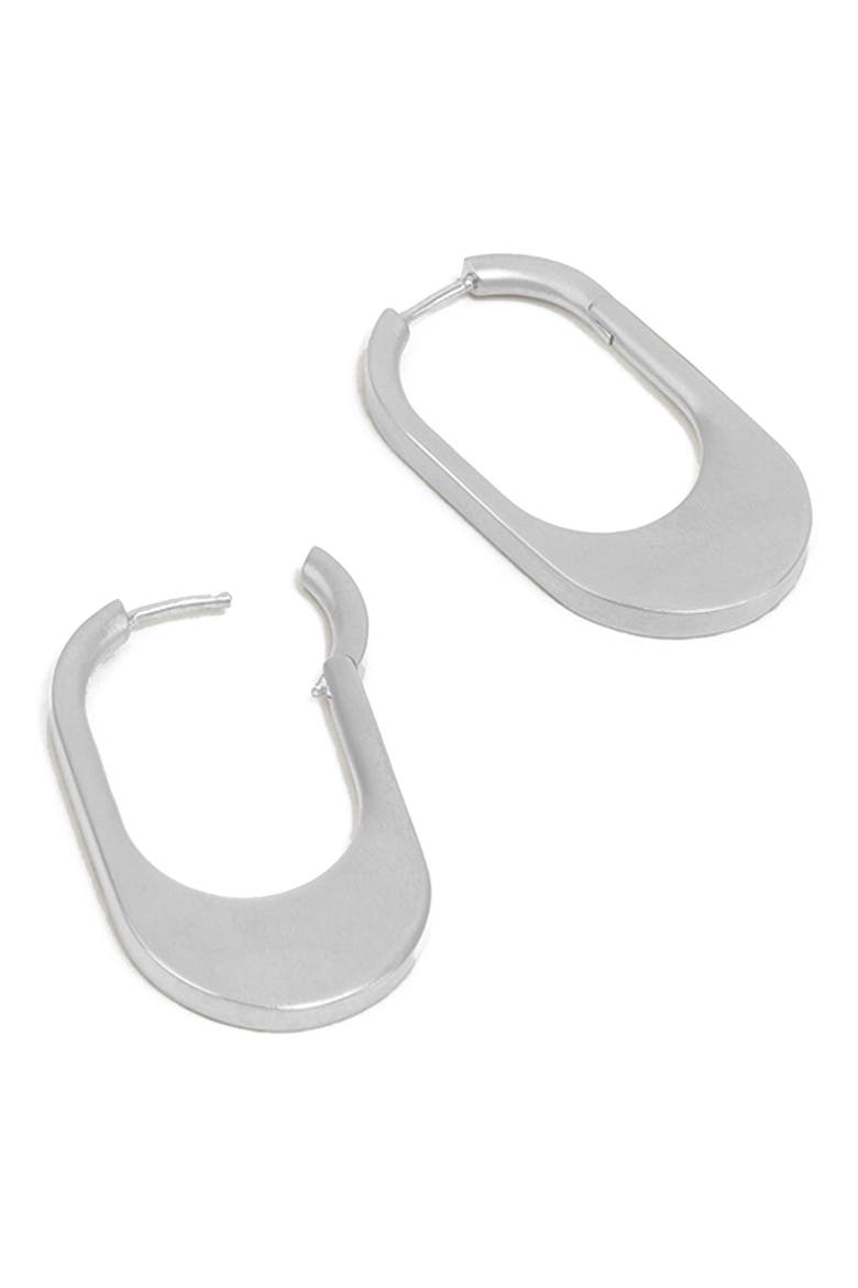 Crosby Huggie Hoop Earrings, Alternate, color, SILVER