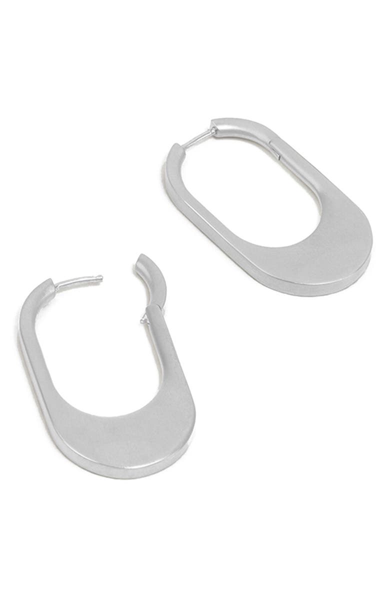 Dean Davidson Crosby Huggie Hoop Earrings, Alternate, color, Silver