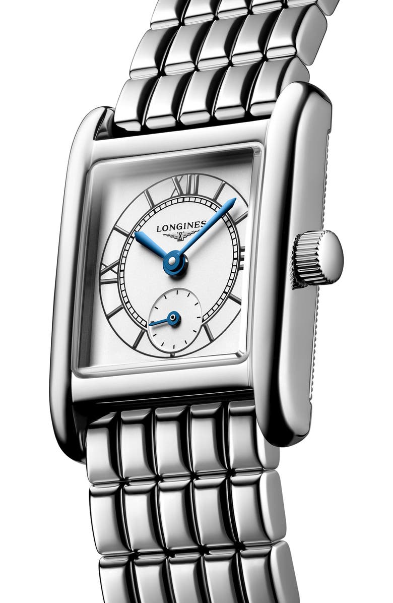 Longines Mini DolceVita Bracelet Watch, 29mm, Alternate, color, Silver