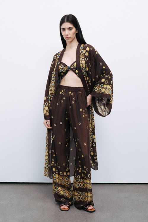 NOCTURNE NOCTURNE ACCESSORY DETAILED CROP TOP