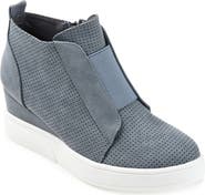 Journee Collection JOURNEE Clara Wedge Sneaker