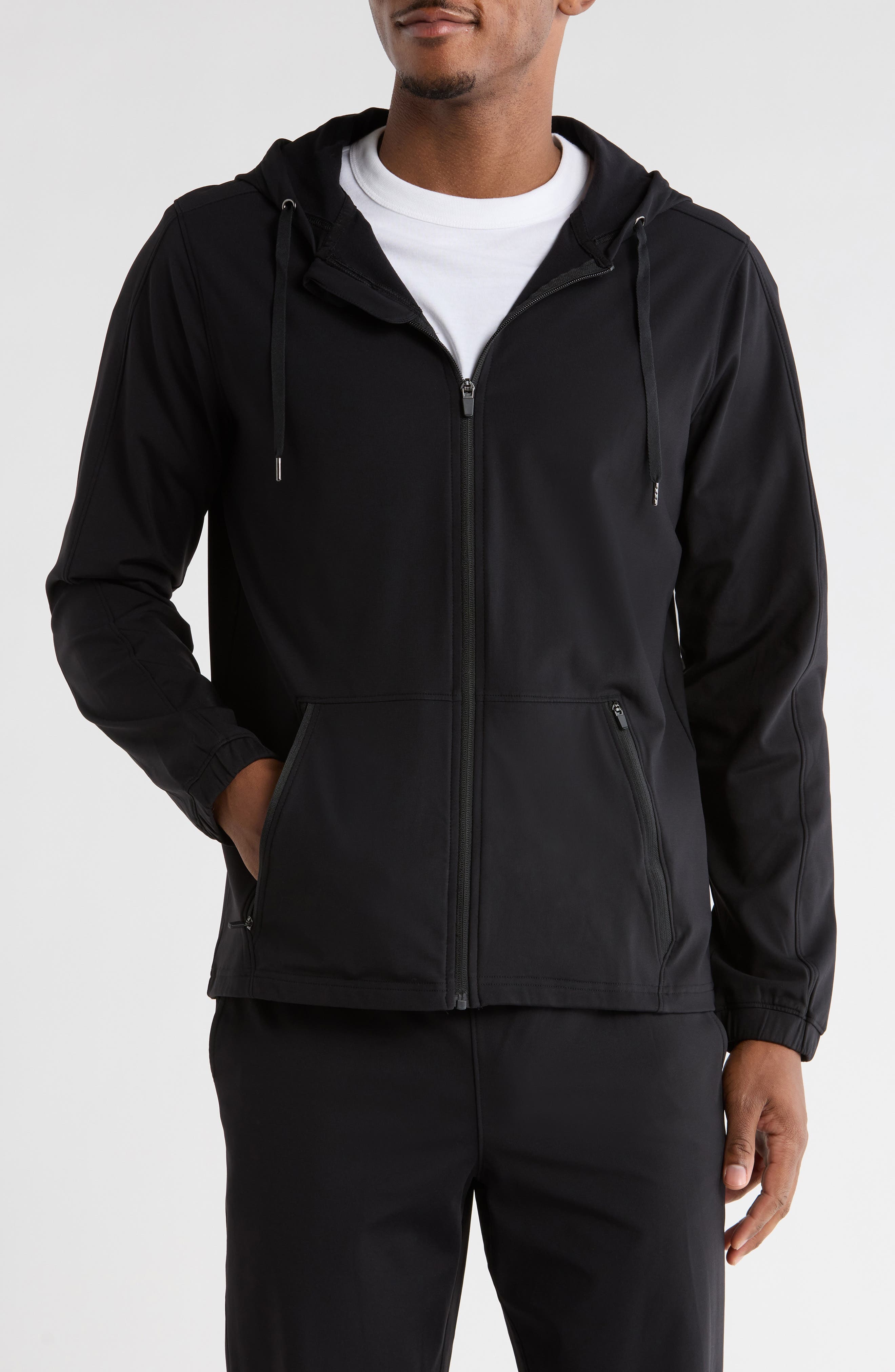 90 DEGREE BY REFLEX Warp Fleece Zip Hoodie