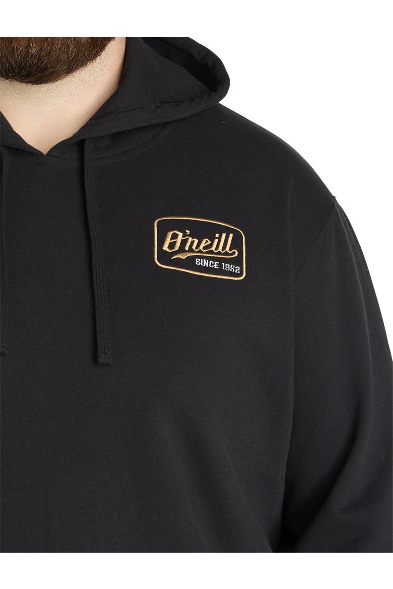 Big & Tall O'Riginals Fifty Two Cliffs Pullover Hoodie, Alternate, color, BLACK