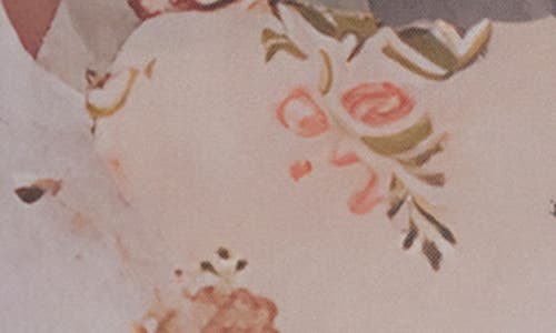 Desigual Print Midi Skirt In Gray