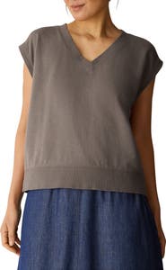 Eileen Fisher Organic Cotton Sleeveless Top