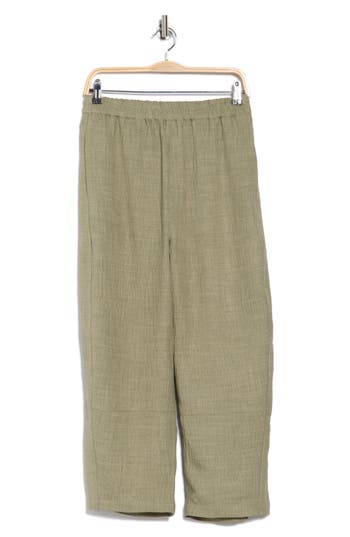 Max Studio Texture Barrel Pants In Multi