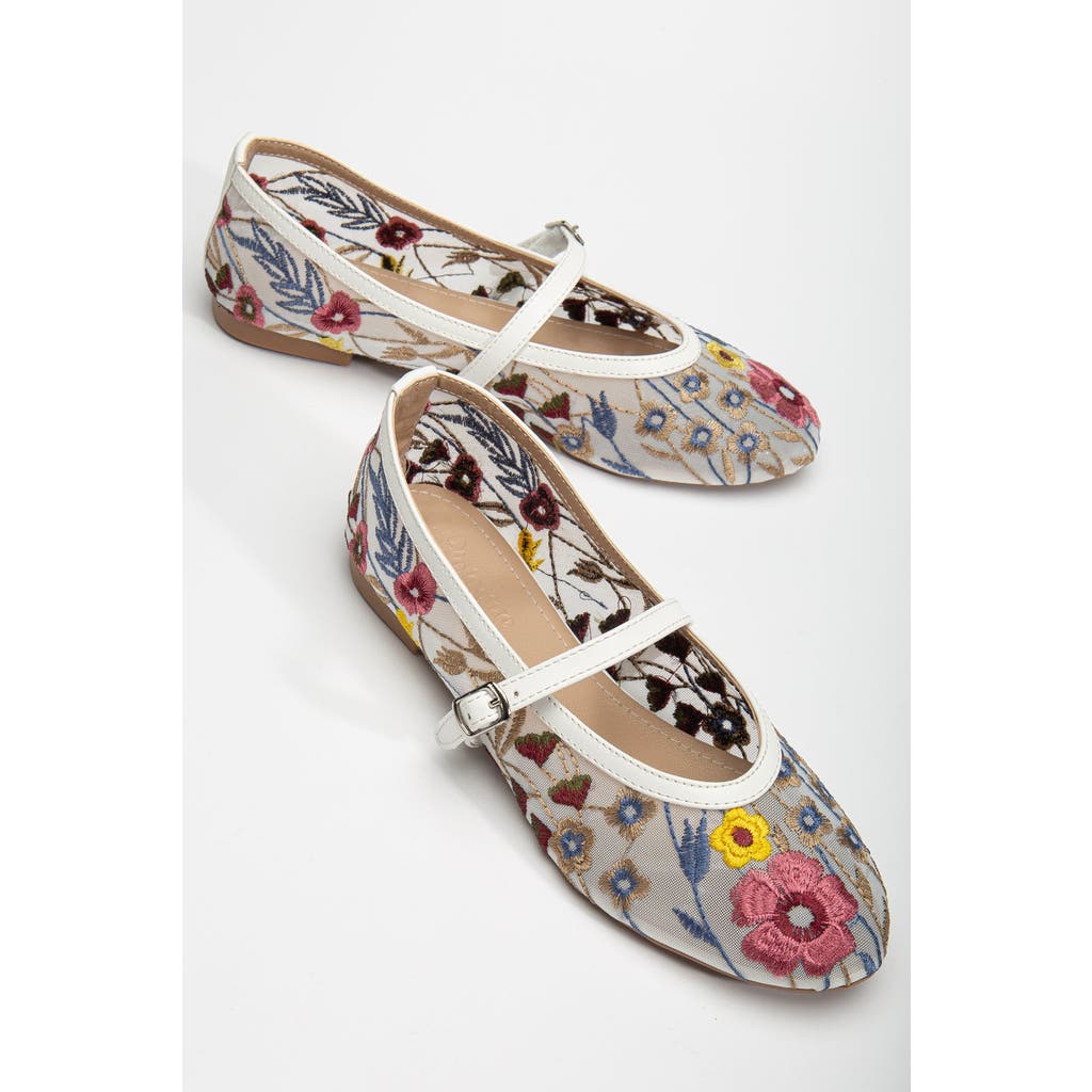 Forever & Always Shoes Fauna Mesh Mary Jane Flats