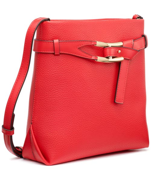 Shop Halston Tasha Crossbody Bag In Red