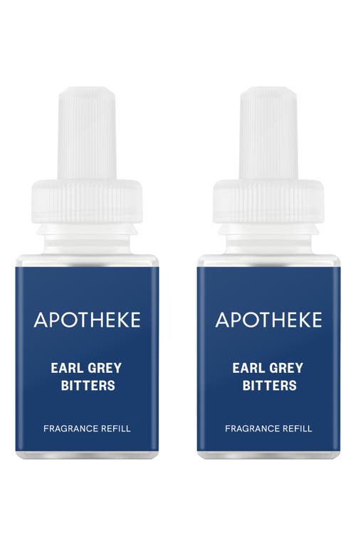 Apotheke X Pura 2-pack Smart Fragrance Diffuser Refills In Earl Grey Bitters