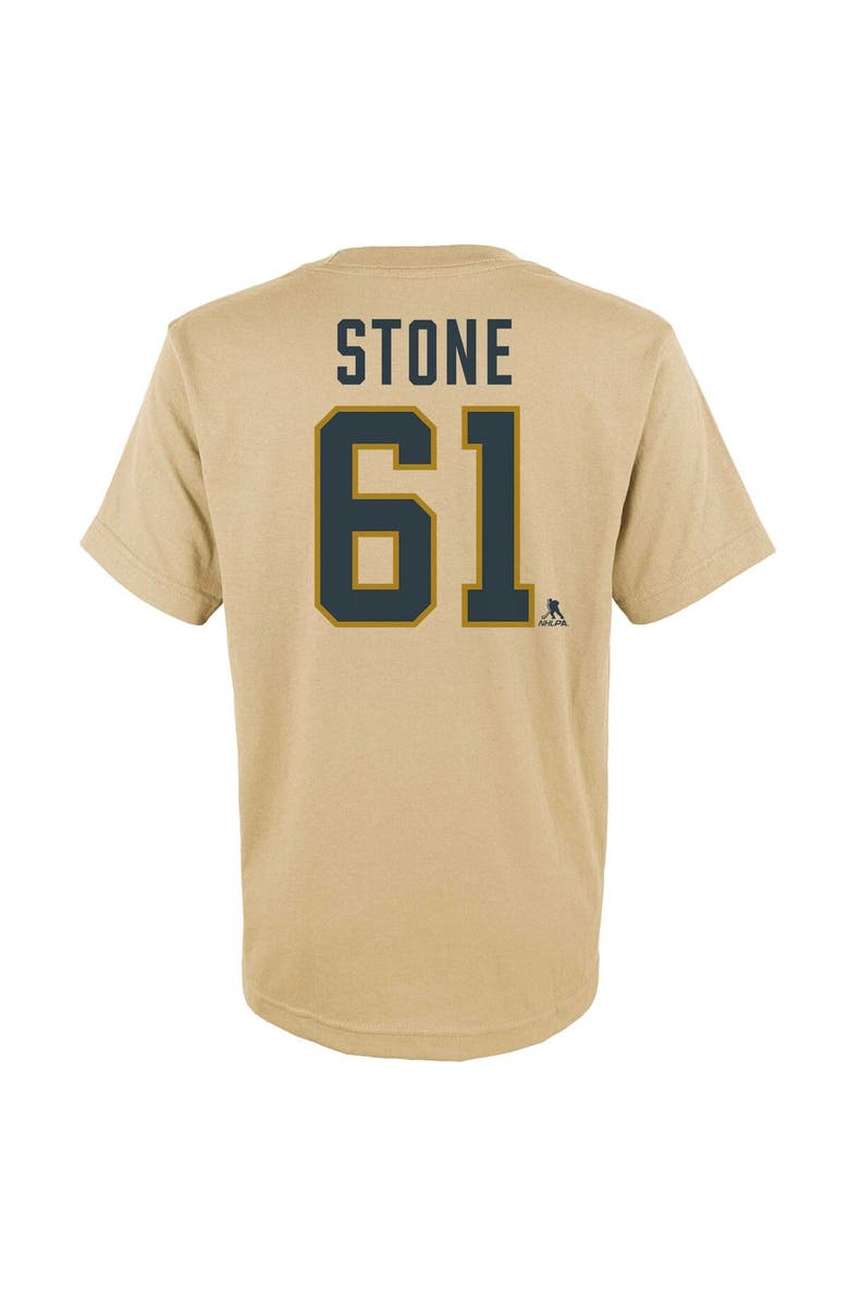 Outerstuff Youth Mark Stone Cream Vegas Golden Knights 2024 NHL Winter Classic Name & Number T-Shirt, Alternate, color, 