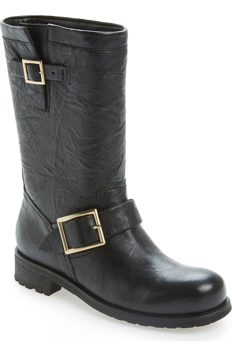 Jimmy Choo Motorcycle Boot, Main, color,