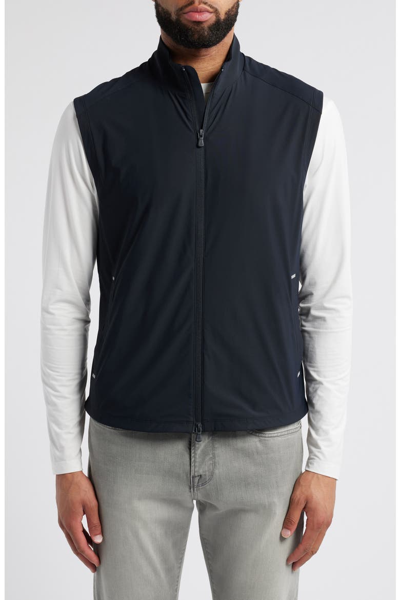 Zimmer Stretch Nylon Vest, Alternate, color, BLACK