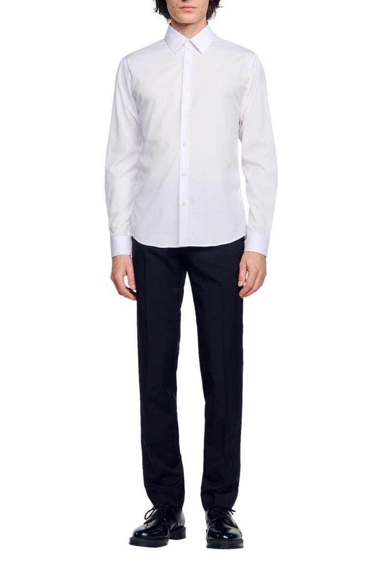 SANDRO Long-sleeved shirt, Alternate, color, 