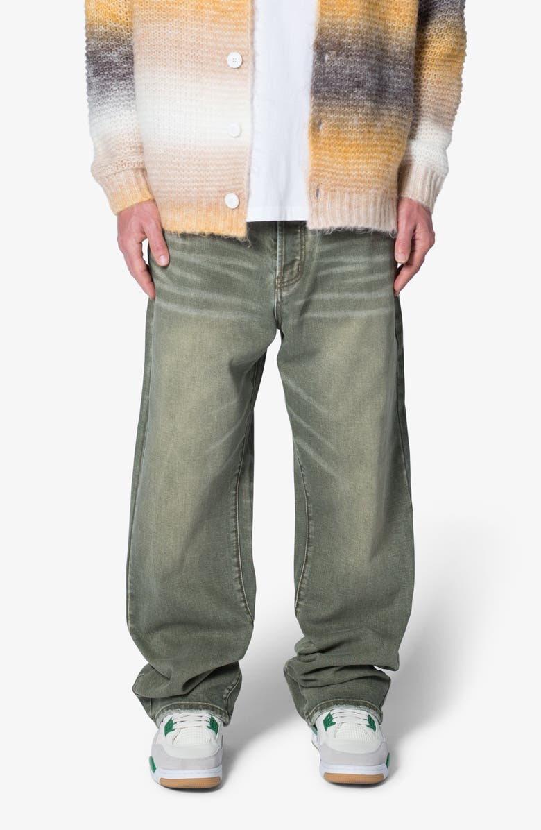 mnml Ultra Baggy Jeans, Main, color, Moss