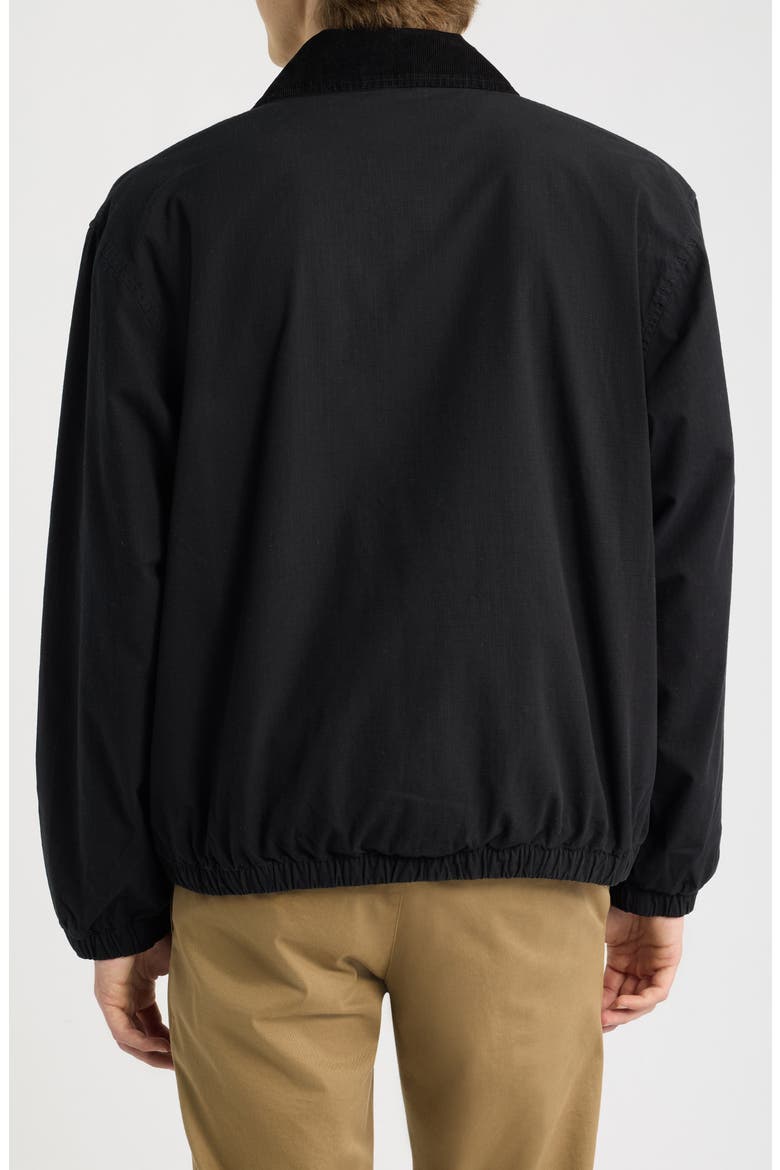 Madison Ripstop Jacket, Alternate, color, BLACK / WAX (GARMENT DYED)