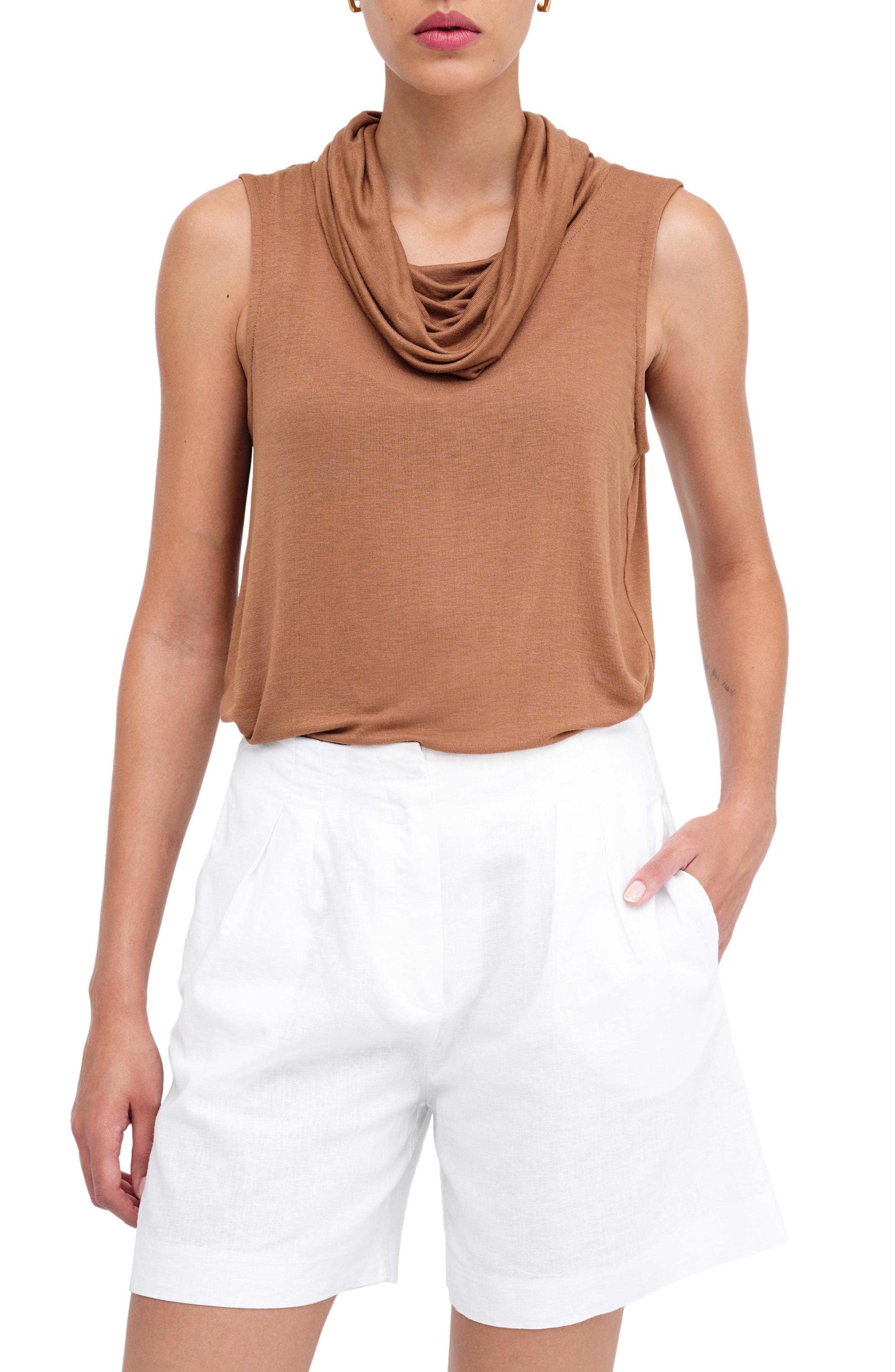 Callie Cowl Neck Knit Top - image 3