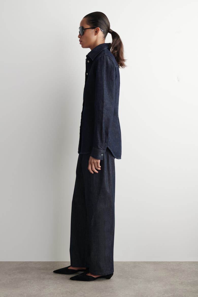 Denim Shirt, Alternate, color, INDIGO