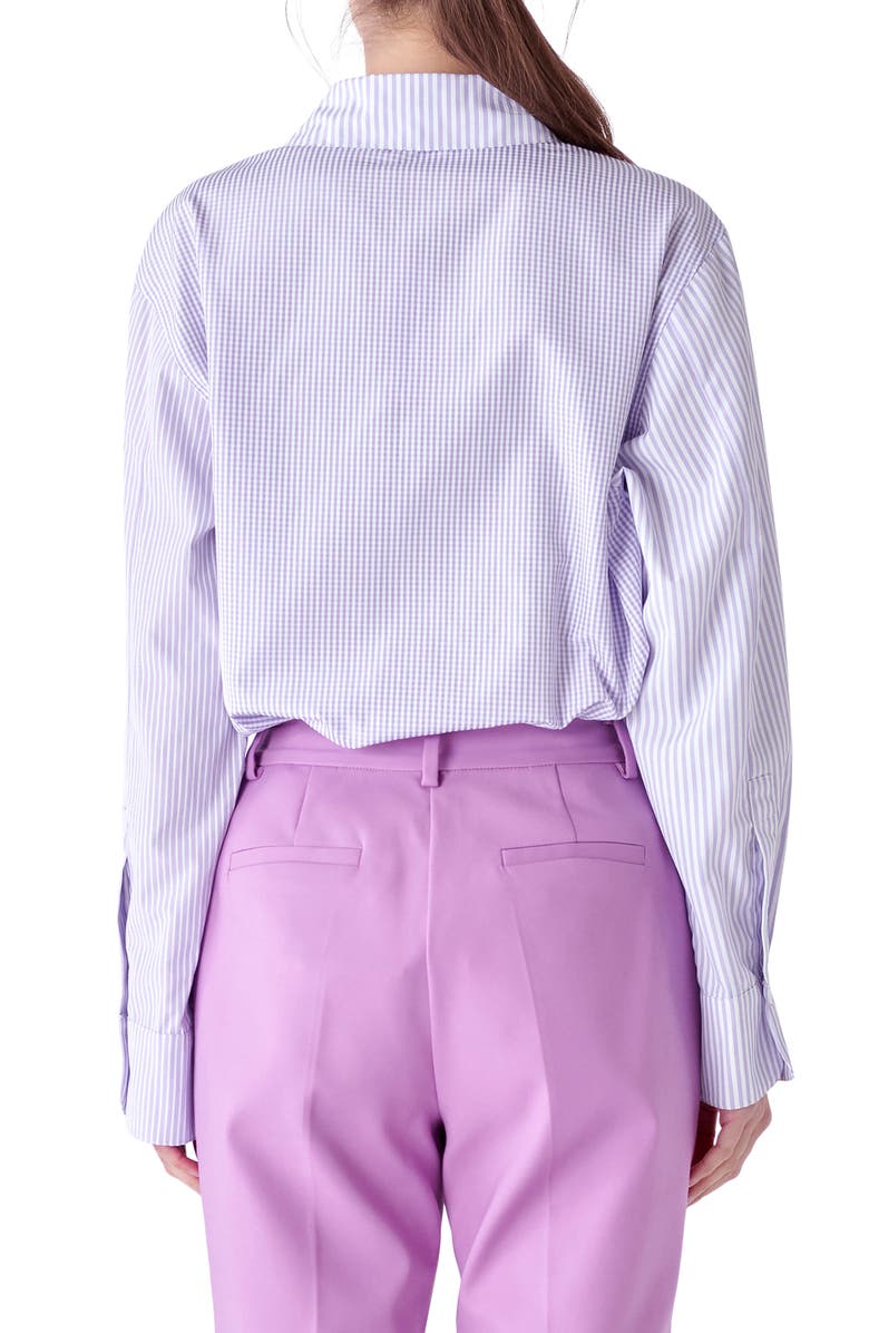 English Factory Stripe Colorbock Button-Up Shirt, Alternate, color, 